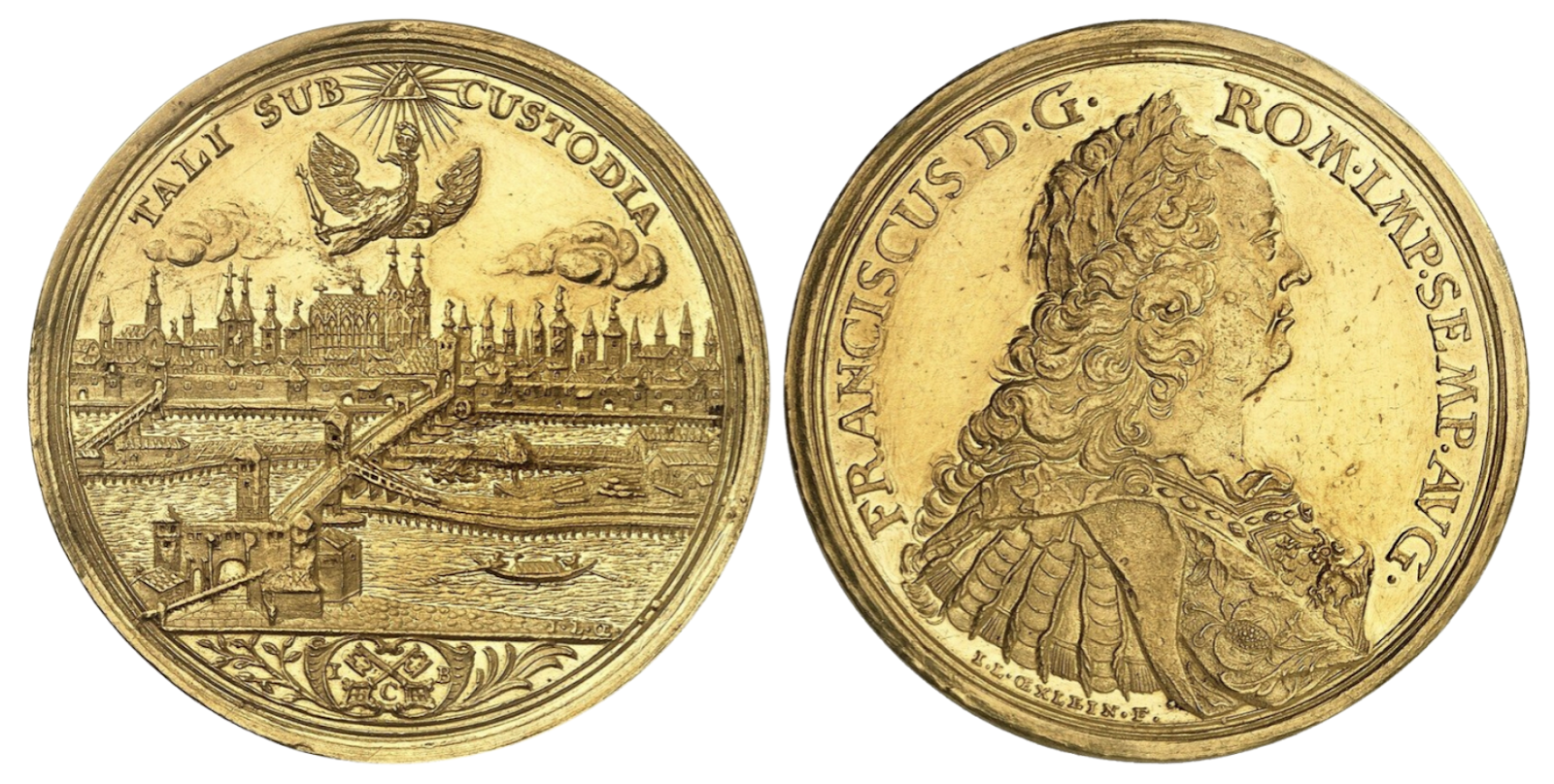 1745-65) ドイツ レーゲンスブルグ フランツ1世 6ダカット金メダル