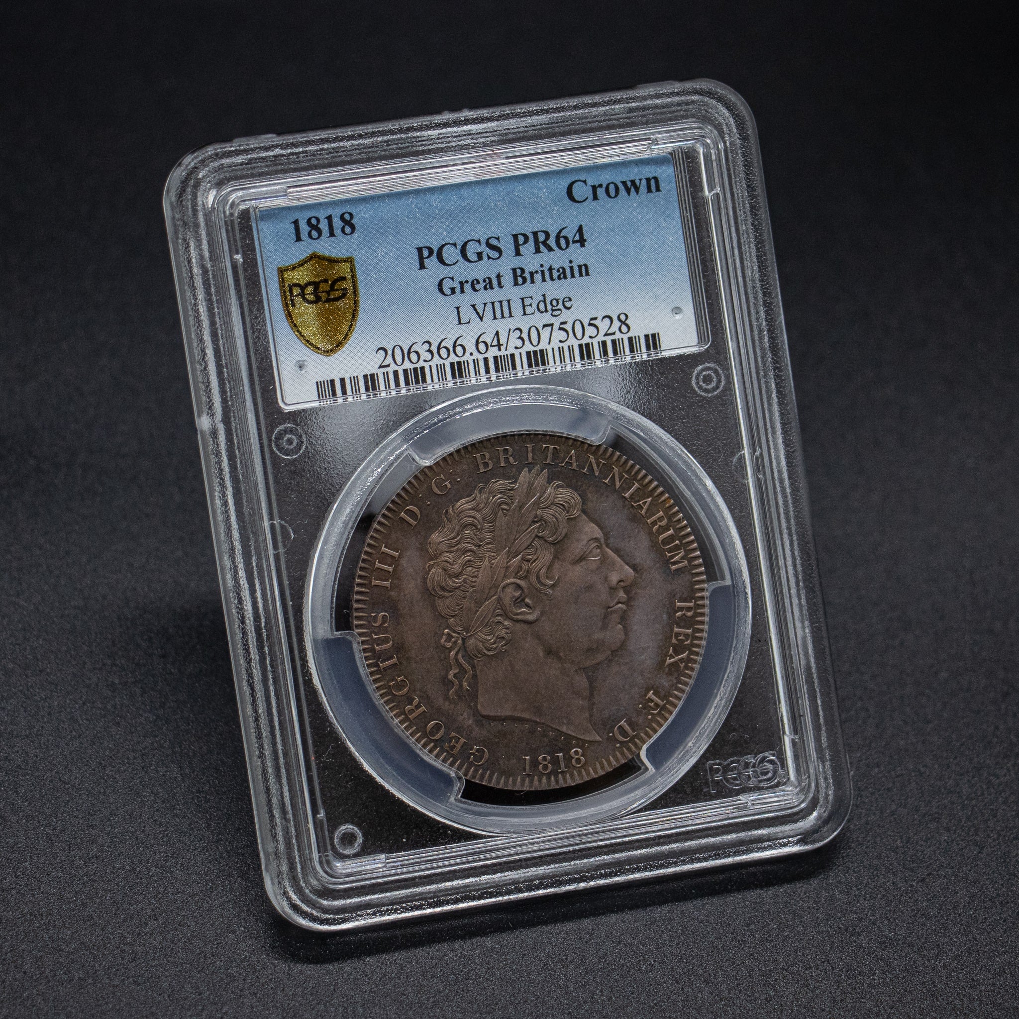 準最高鑑定PR69 ジョージ三世 1977 イギリス 50クラウン 銀貨 コインイギリス