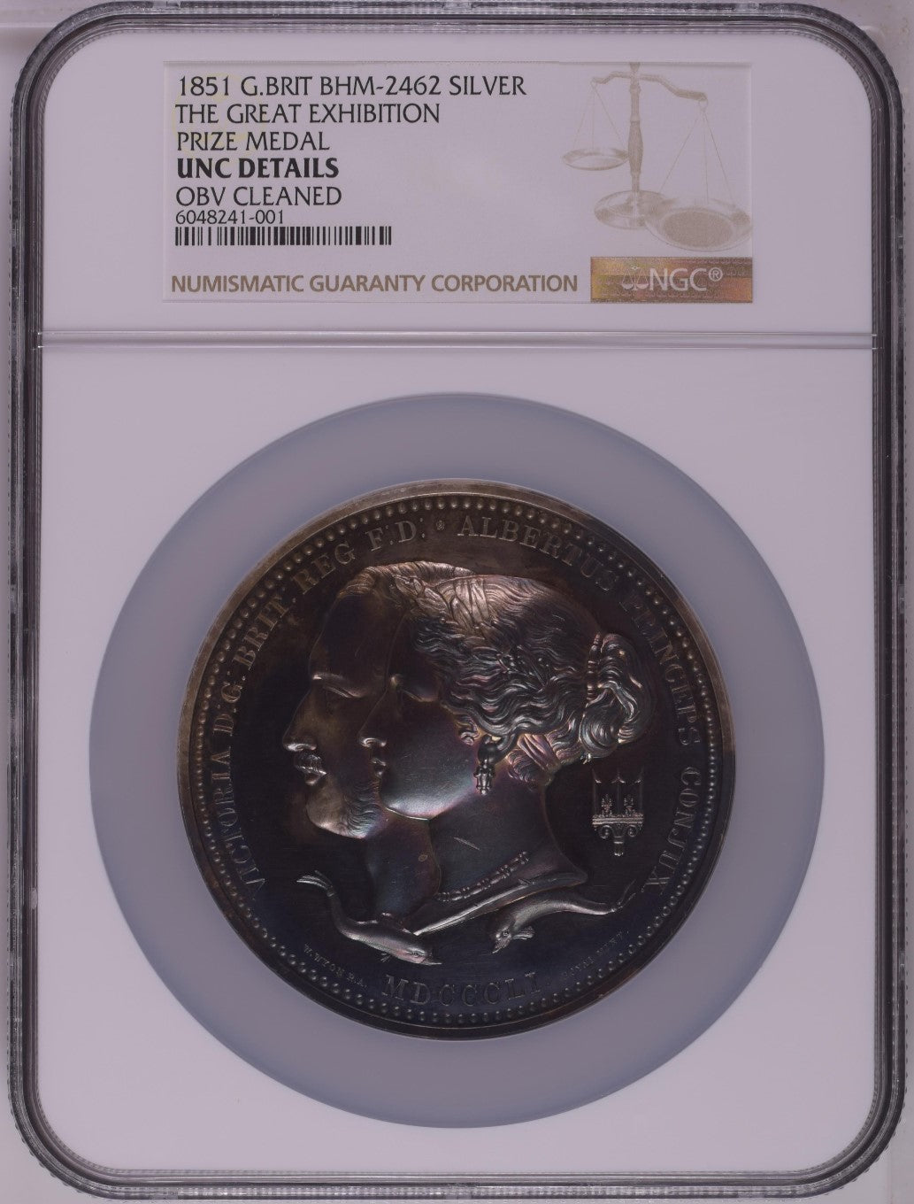 1851年 ロンドン万博記念銀メダル(NGC/Details) – cocoin.jp
