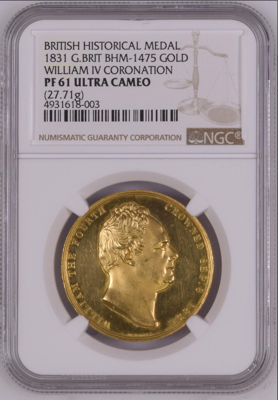 【ウィリアムワイオン作】イギリス 1831 ウィリアム4世 戴冠記念銀貨 シルバーメダル NGC AU58 カードOK 銀メダル「フリードリヒ・クルップ 1812-1912 - アルフレッド