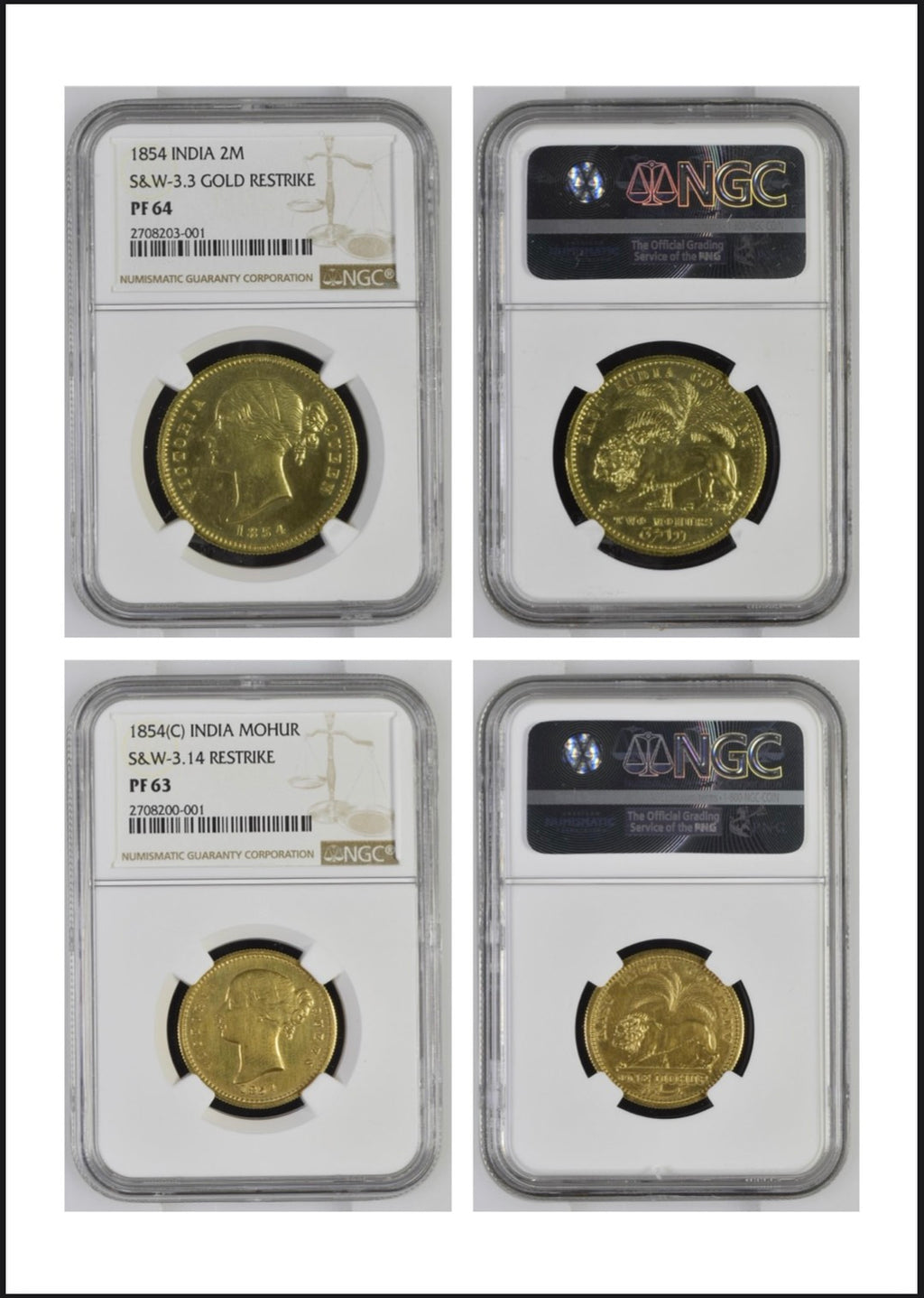 1820年 イギリス領 インド 東インド会社 5ルピー 金貨 NGC MS61 最大63％オフ！ - コレクション