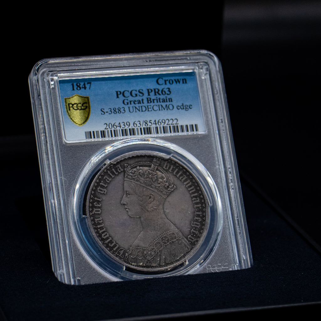 1847年 ヴィクトリア女王 ゴシッククラウン銀貨(PCGS/PR63) – cocoin.jp