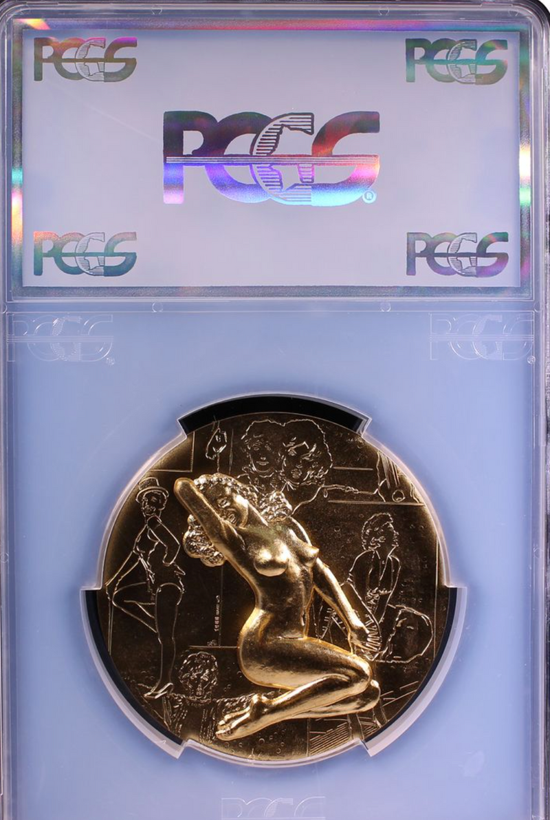 1988年 マリリン・モンロー 金メッキ銅メダル(PCGS/SP69)