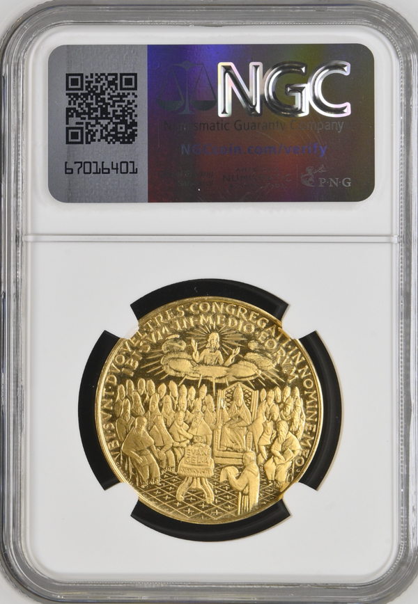 UNDATED バチカン インノケンティウス2世 肖像画金メダル(NGC/PF68UCAM)