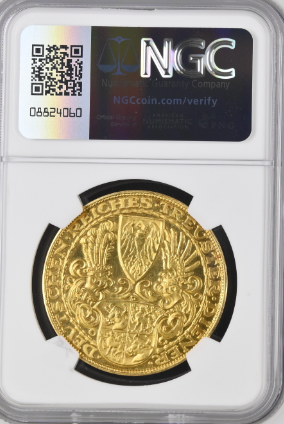 1927年ドイツ ヒンデンブルク大統領 生誕80周年記念金メダル(NGC/PF63CAMEO)