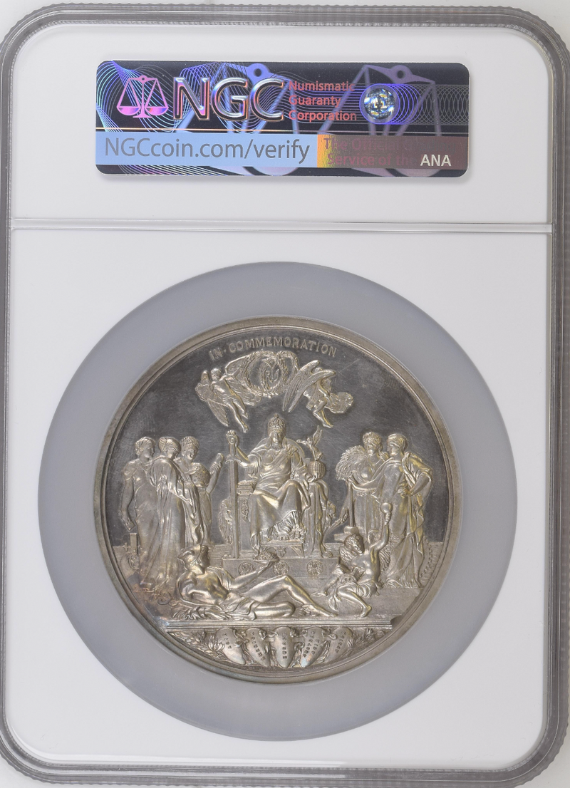 1887年イギリス ビクトリア ゴールデンジュビリー記念銀貨（NGC/MS62)