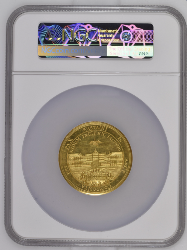 1955-DATEDドイツ ルードヴィヒ・ヴィルヘルム 生誕300周年記念 金メダル(NGC/MS63)