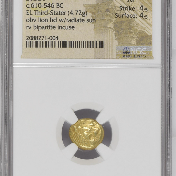 BC 610－546 古代ギリシャ 1/3 スタテル エレクトロン金貨(NGC/XF 4/5 4/5) – cocoin.jp