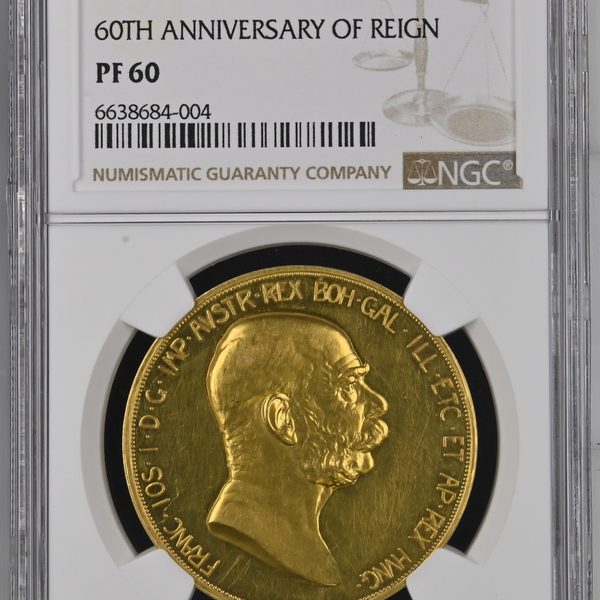 1908年 オーストリア 雲上の女神 100コロナ金貨(NGC/PF60) – cocoin.jp