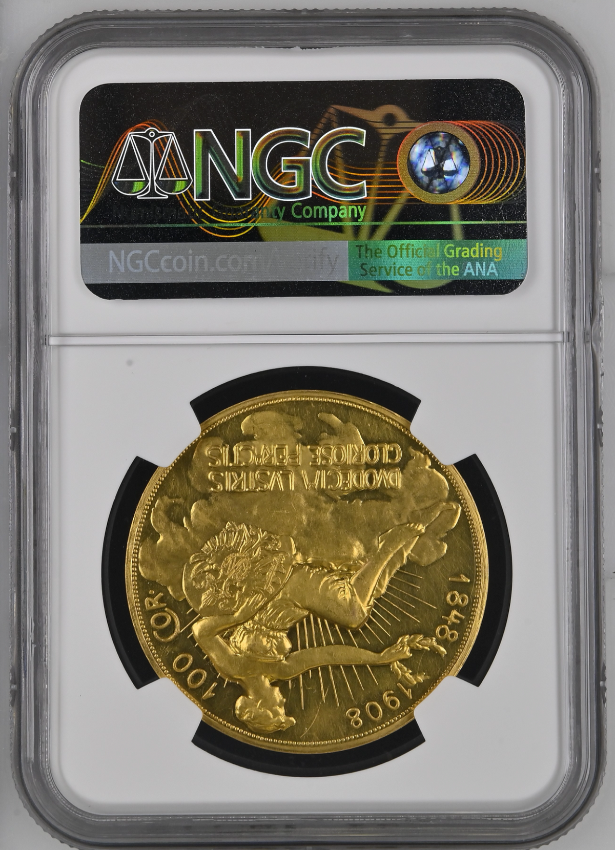 1908年 オーストリア 雲上の女神 100コロナ金貨(NGC/PF60) – cocoin.jp