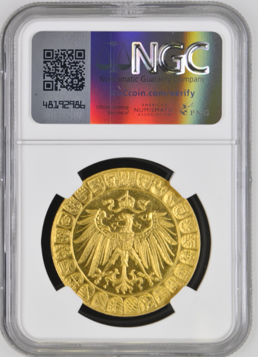 1931-DATED"ドイツ プロイセン ヴェルヘルム1世 6ダカット金メダル （NGC/PROOF Details）