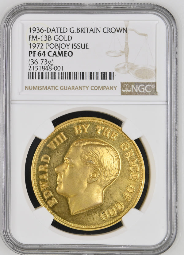 1972(1936)年 イギリス エドワード8世 ファンタジー・クラウン金メダル