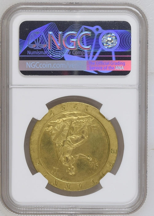 1797 イギリス ジョージ３世 ペニー銅貨（NGC/PR64）