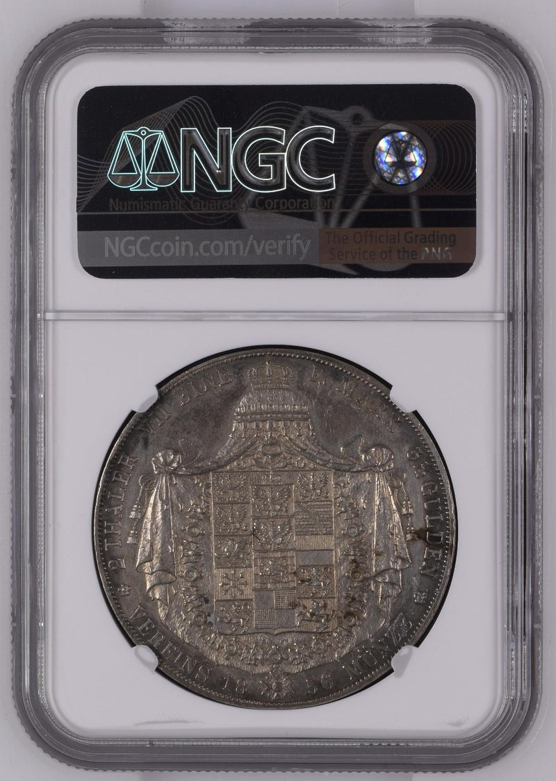 1856年 プロイセン 2ターラー銀貨(NGC/AU58) – cocoin.jp