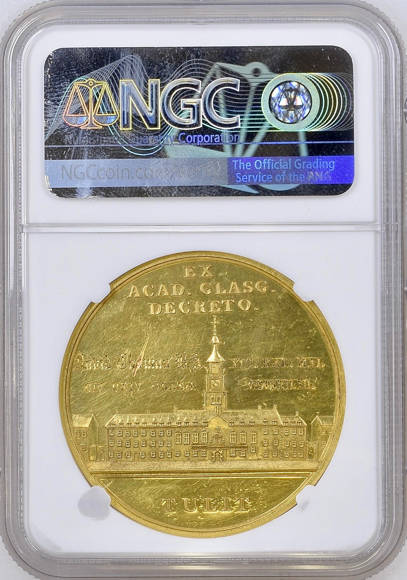1862年 スコットランド グラスゴー大学ガートモア金メダル(NGC/PF62 CAMEO)