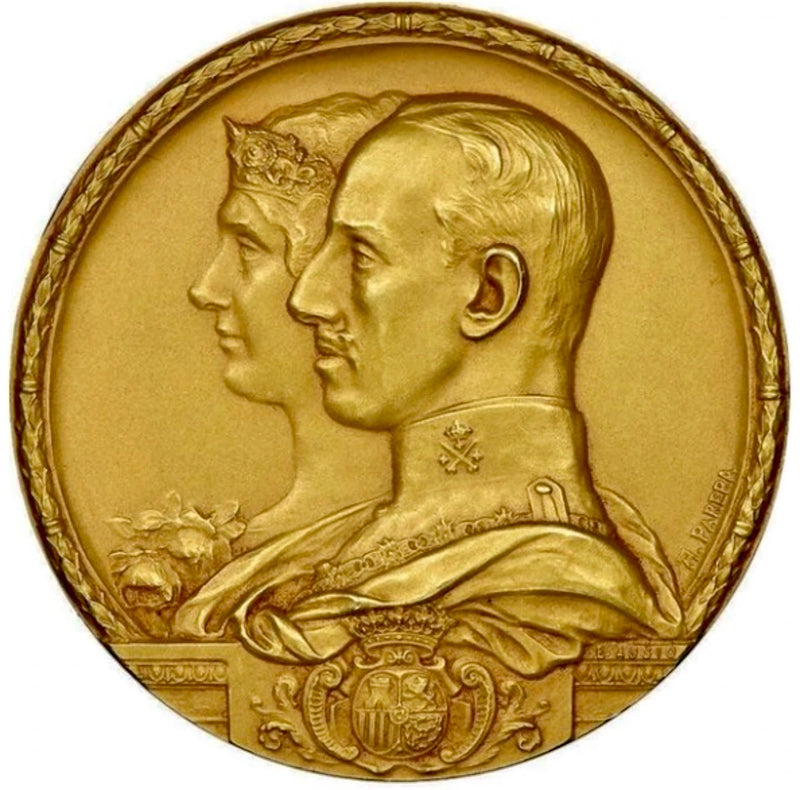 1929年　スペイン バルセロナ万国博覧会記念 アルフォンソ13世 32ダカット金メダル(NGC/MS66)