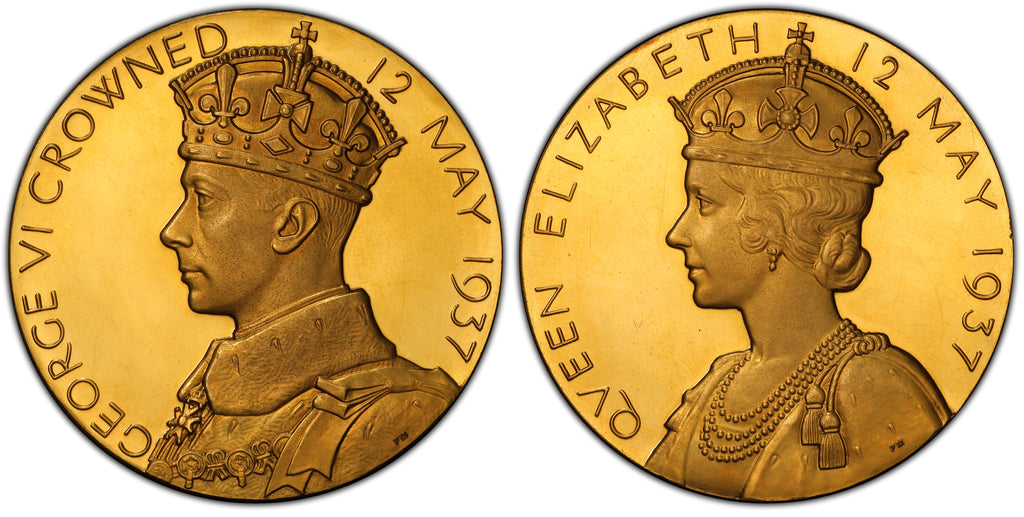 希少メダル】イギリス 1937 戴冠式 ジョージ6世 セブンオークス