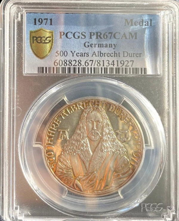 1971年 ニュルンベルク景観 アルブレヒト・デューラー生誕500周年 銀メダル(PCGS/PR67CAM)