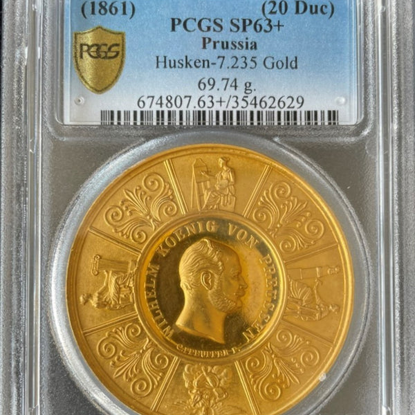 1861年 ヴィルヘルム1世 プロイセン王国 20ダカット金貨(PCGS/SP63+) – cocoin.jp