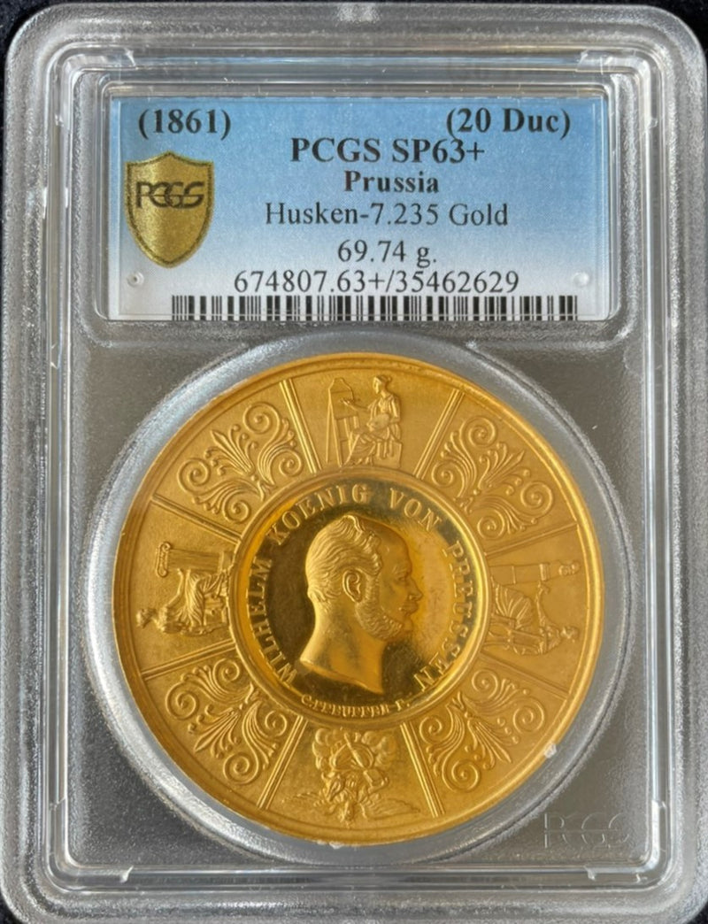 アンティークコイン　ヴィルヘルム1世 プロイセン 20ダカット金貨