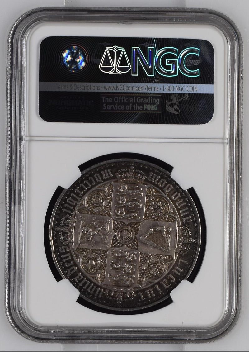 1847年 ヴィクトリア女王 ゴシッククラウン アンデシモ(NGC/PF55)