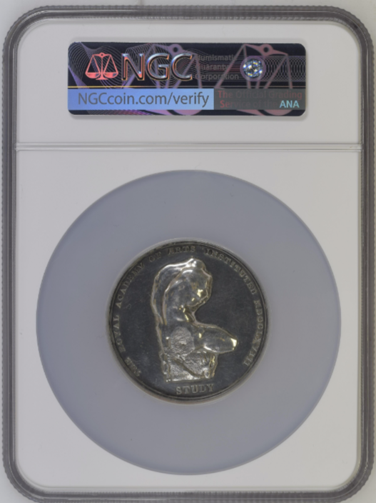 1837年イギリス ロイヤルアカデミーアーツ銀メダル(NGC/AU DETAILS)