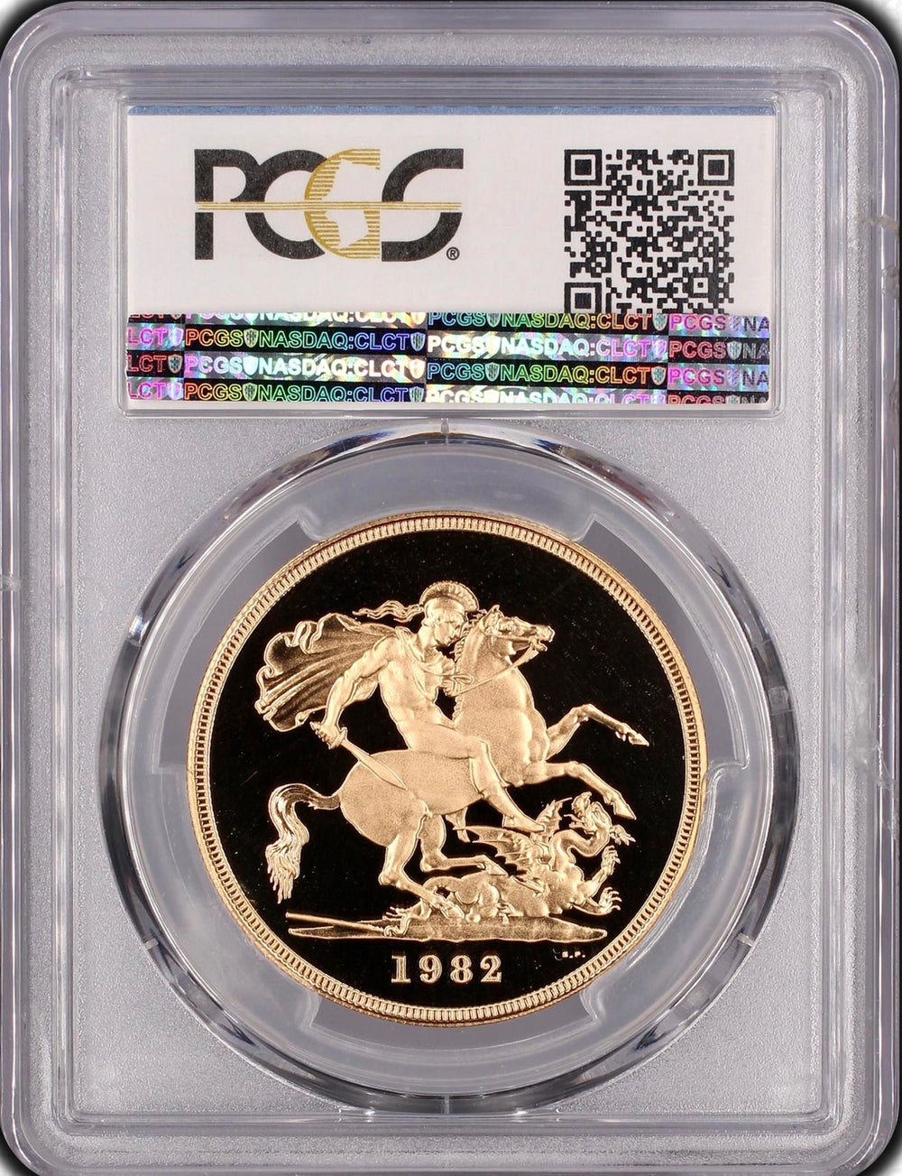 1982年 エリザベス2世 5ポンド金貨(PCGS/PR69DCAM) – cocoin.jp