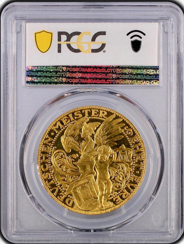 1928年 アルブレヒト・デューラー横肖像 没後400周年記念金メダル(PCGS/SP63)