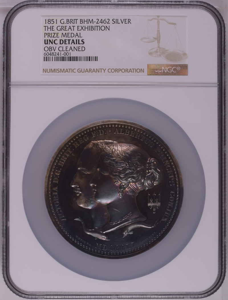 1851年 ロンドン万博記念銀メダル(NGC/Details)