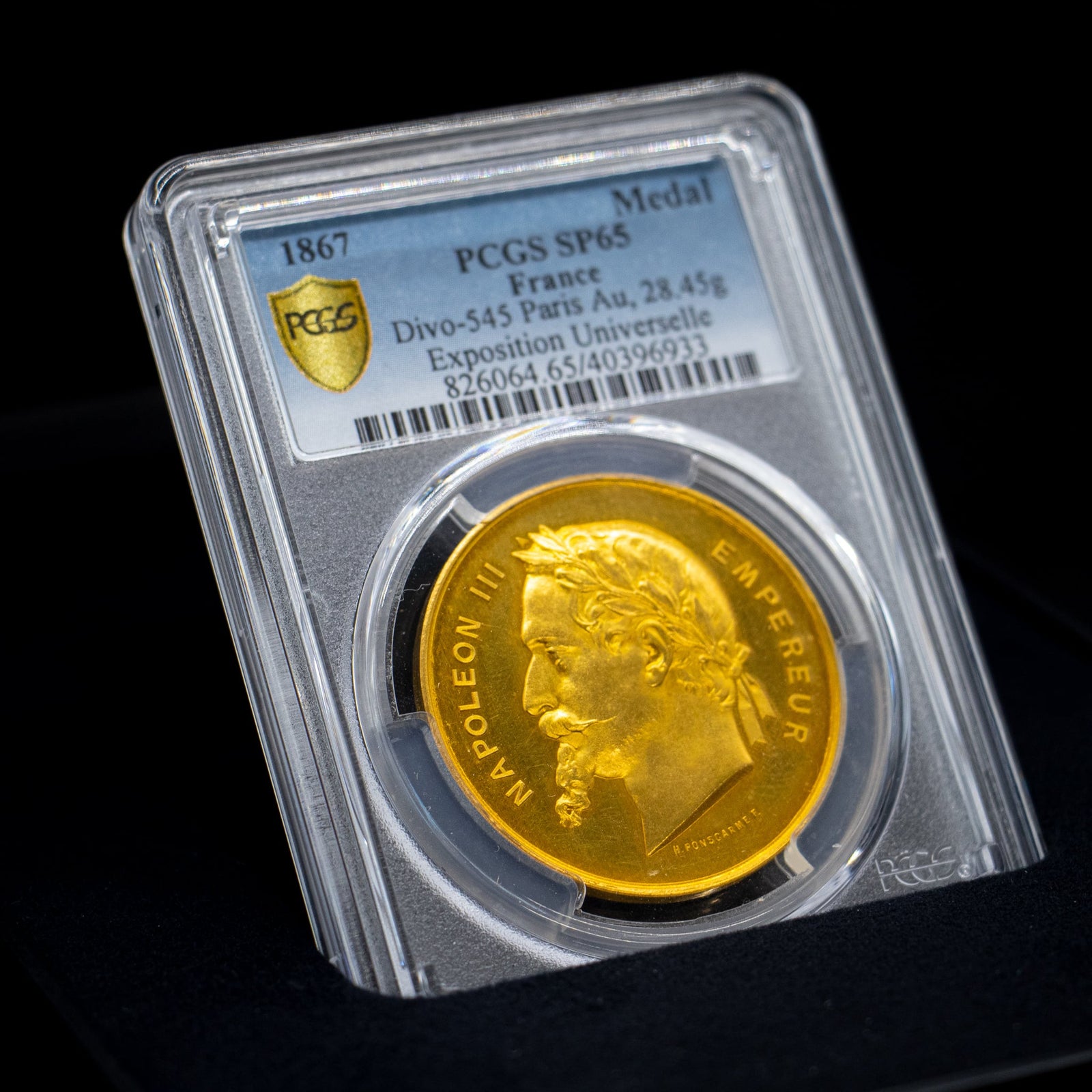 1867年 ナポレオン 万博記念金メダル (PCGS/SP65) – cocoin.jp