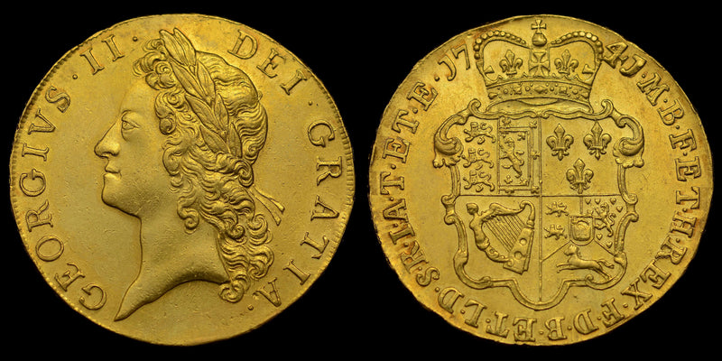 1741年 ジョージ2世 5ギニー金貨