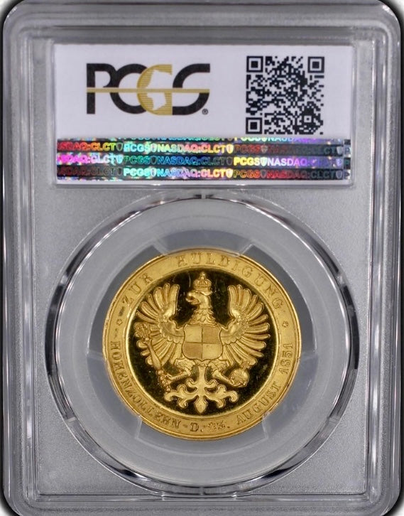 1851年 プロイセン ヴィルヘルム4世 6ダカット金貨(PCGS/SP65)